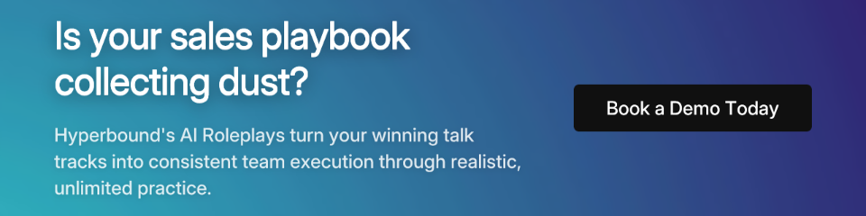 Is your sales playbook collecting dust?