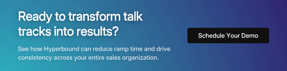 Ready to transform talk tracks into results?