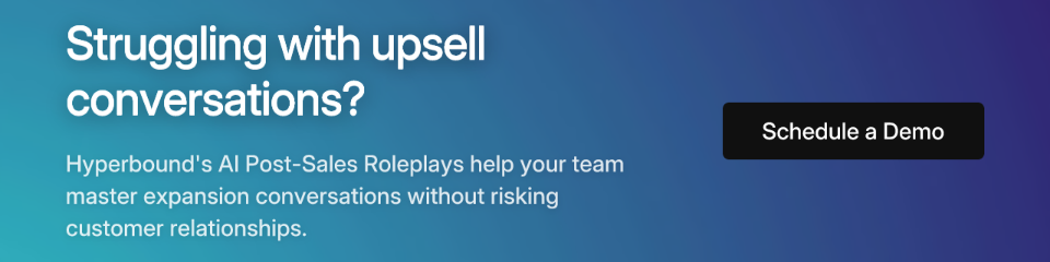 Struggling with upsell conversations?