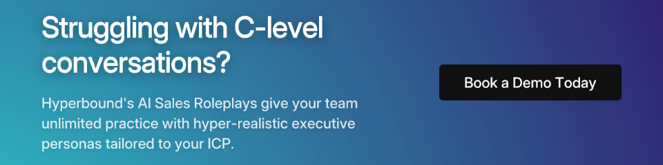 Struggling with C-level conversations?