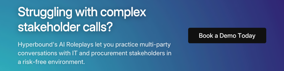 Struggling with complex stakeholder calls?