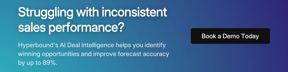 Struggling with inconsistent sales performance?