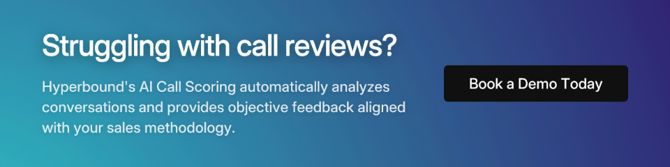 Struggling with call reviews?