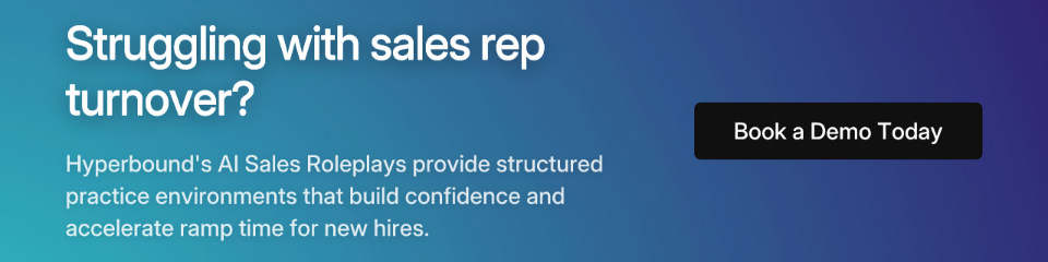 Struggling with sales rep turnover?