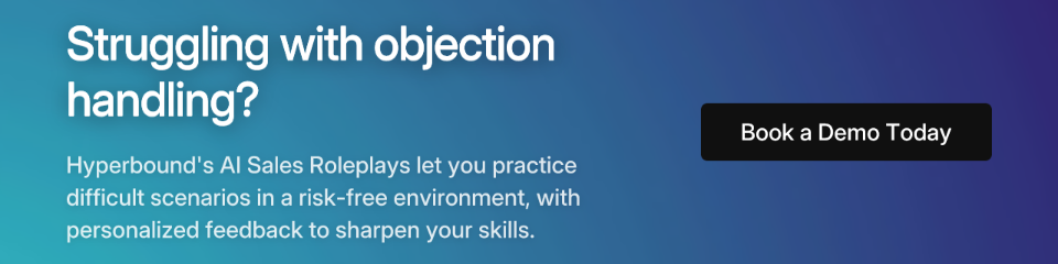 Struggling with objection handling?