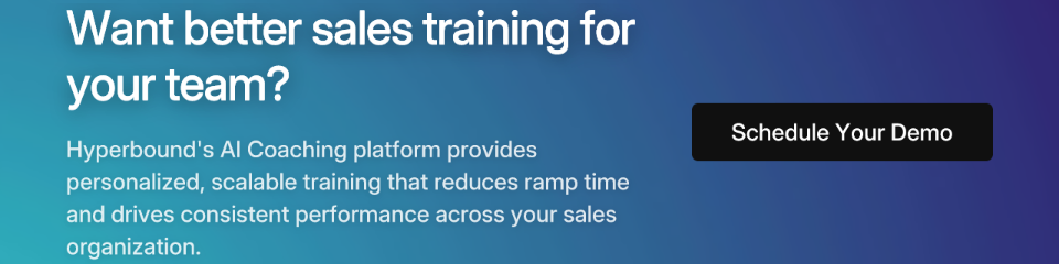 Want better sales training for your team?