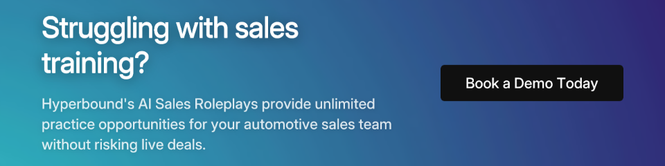 Struggling with sales training?