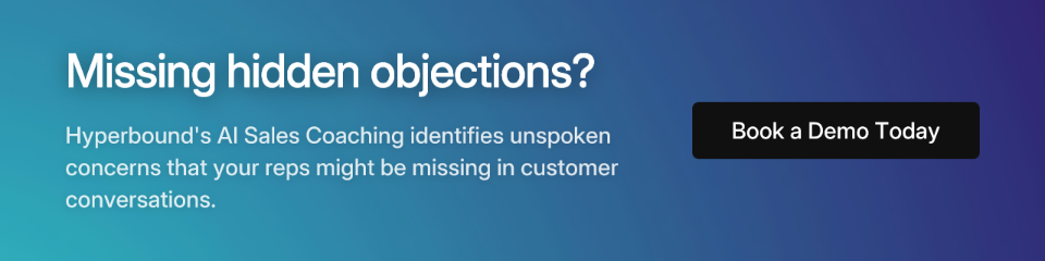 Missing hidden objections?