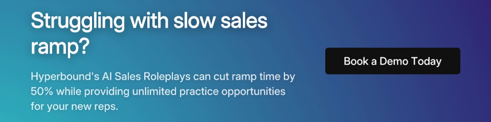Struggling with slow sales ramp?