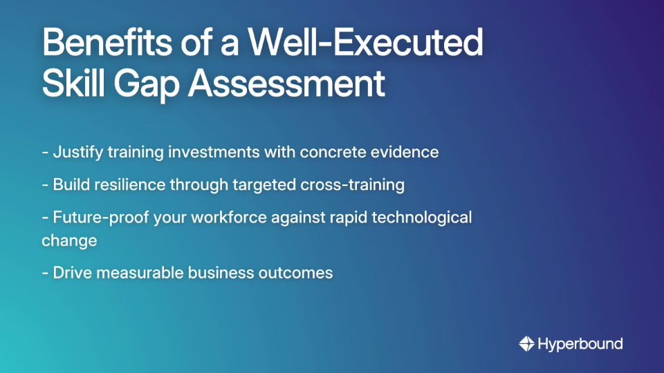 Benefits of a Well-Executed Skill Gap Assessment
