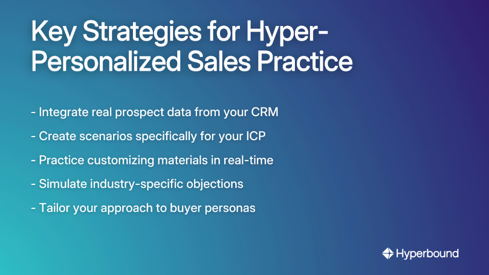 Key Strategies for Hyper-Personalized Sales Practice