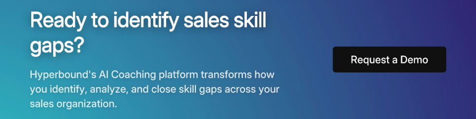 Ready to identify sales skill gaps?