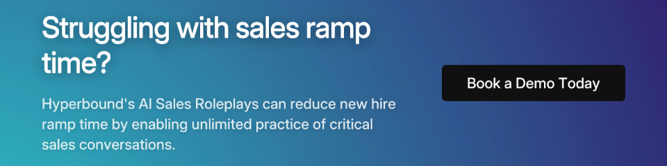 Struggling with sales ramp time?