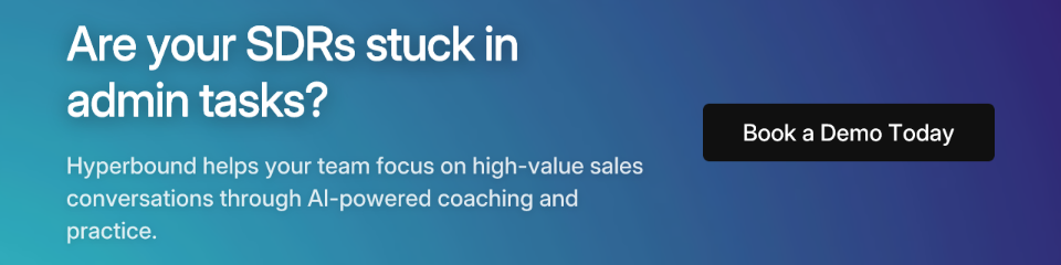 Are your SDRs stuck in admin tasks?