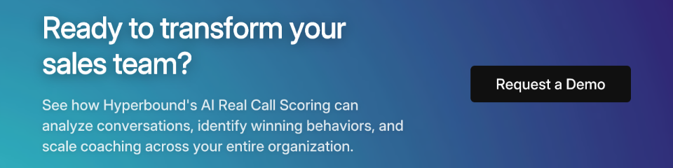 Ready to transform your sales team?