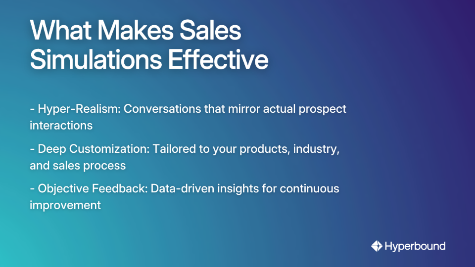 What Makes Sales Simulations Effective