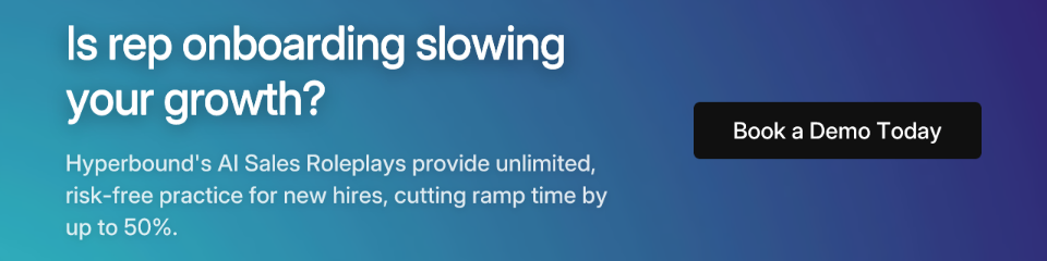 Is rep onboarding slowing your growth?