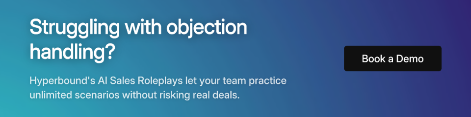 Struggling with objection handling?