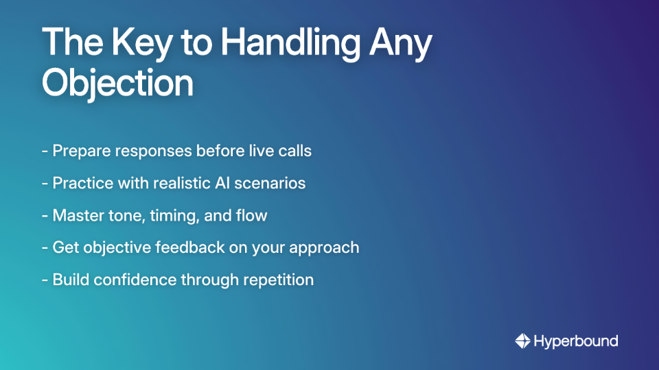 The Key to Handling Any Objection