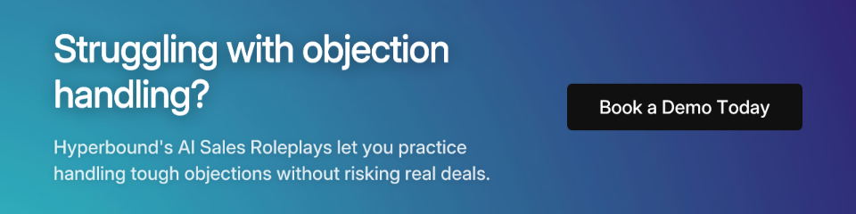 Struggling with objection handling?