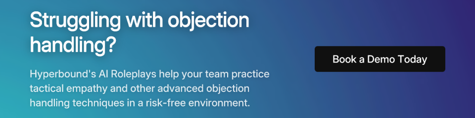 Struggling with objection handling?