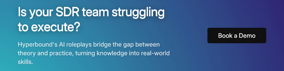 Is your SDR team struggling to execute?