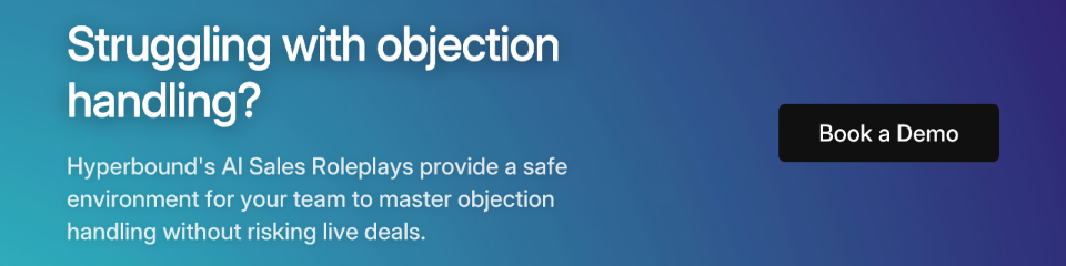 Struggling with objection handling?