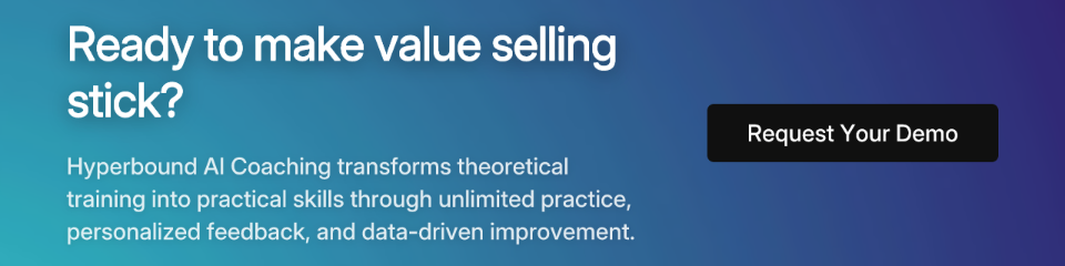Ready to make value selling stick?