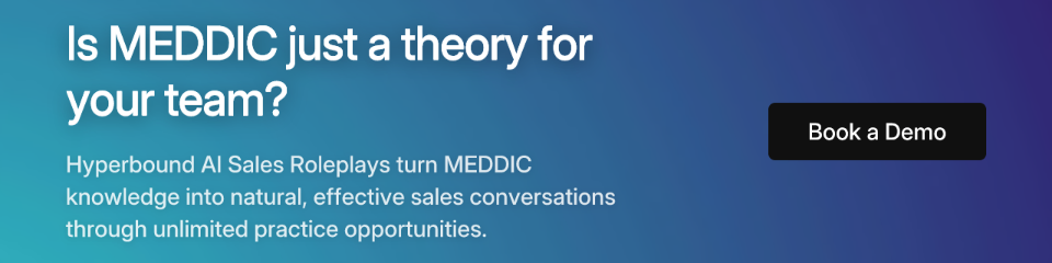 Is MEDDIC just a theory for your team?