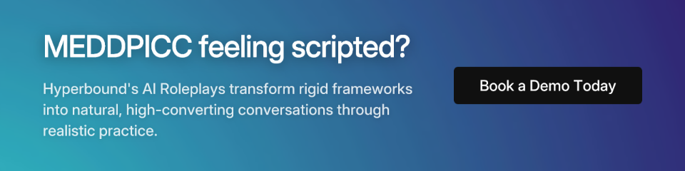 MEDDPICC feeling scripted?