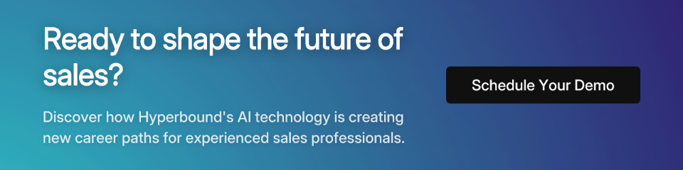Ready to shape the future of sales?