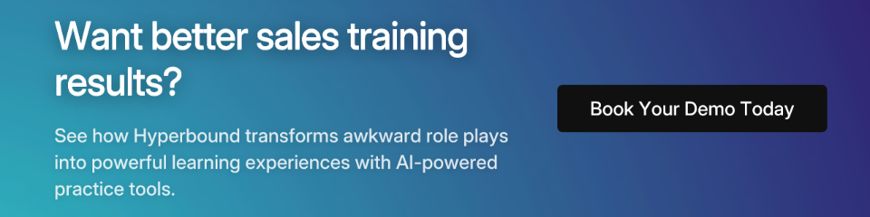 Want better sales training results?