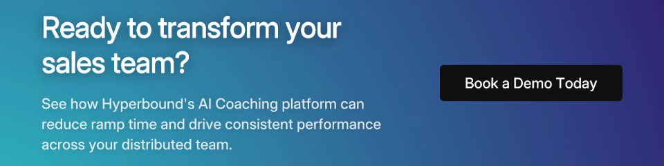 Ready to transform your sales team?