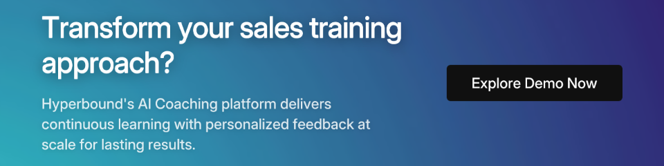 Transform your sales training approach?