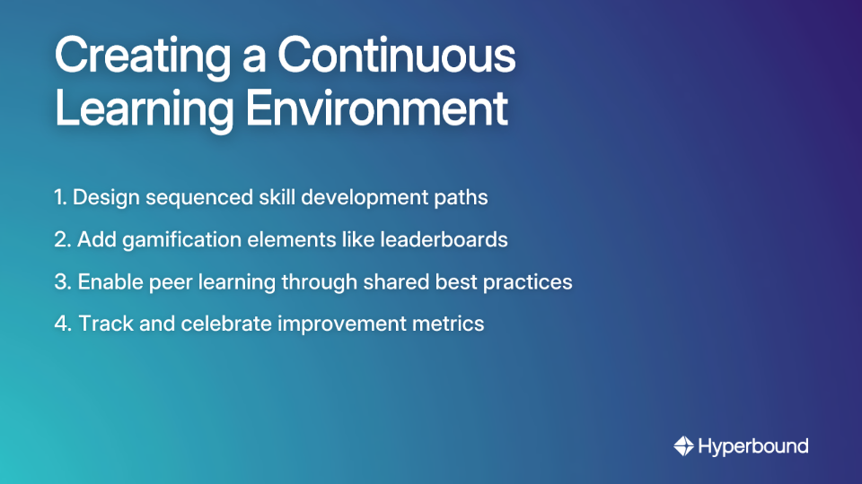 Creating a Continuous Learning Environment