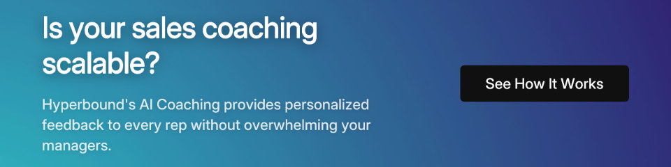 Is your sales coaching scalable?