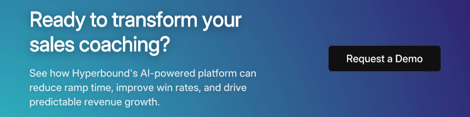 Ready to transform your sales coaching?