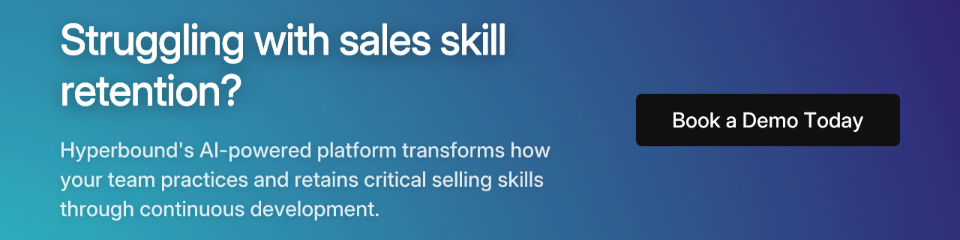 Struggling with sales skill retention?