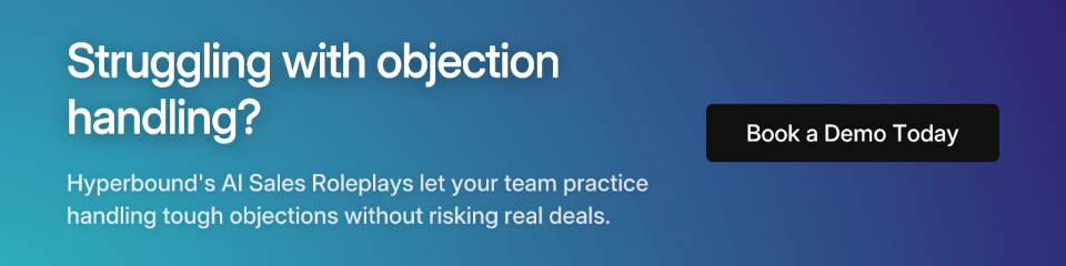 Struggling with objection handling?