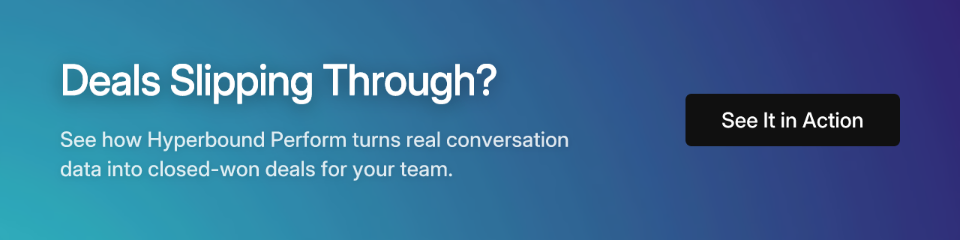 Deals Slipping Through?