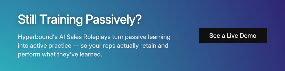 Still Training Passively?