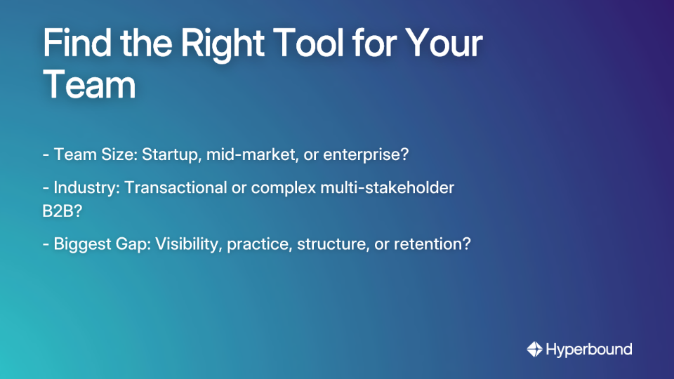 Find the Right Tool for Your Team
