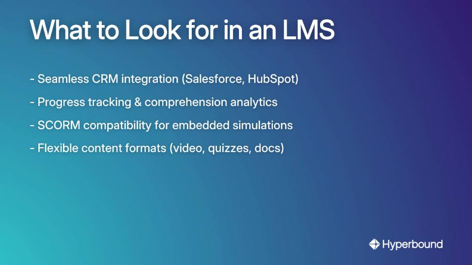 What to Look for in an LMS
