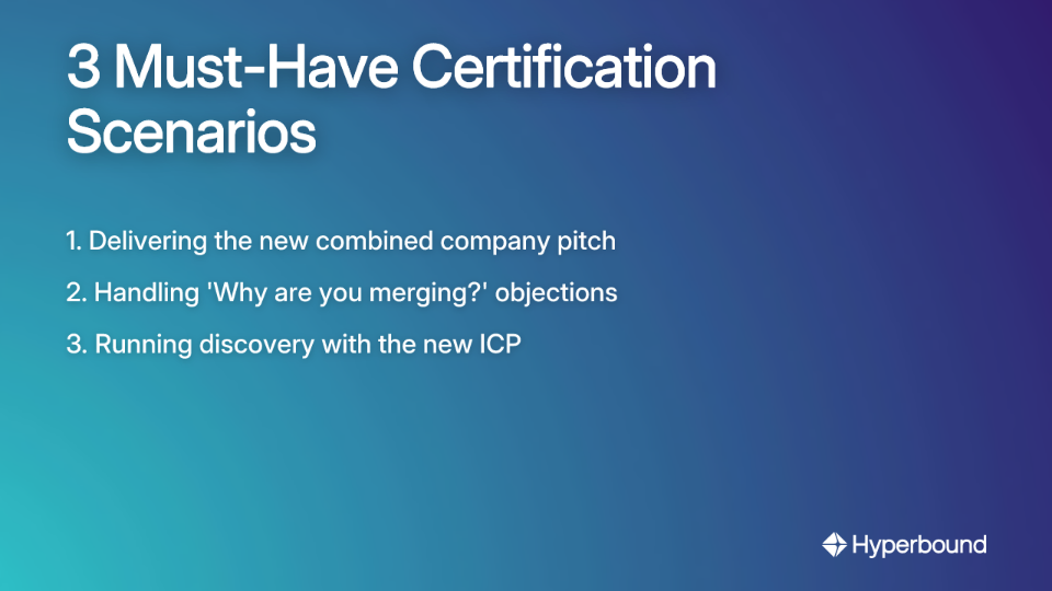 3 Must-Have Certification Scenarios