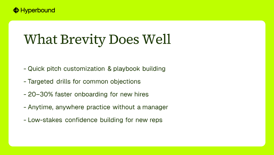 What Brevity Does Well