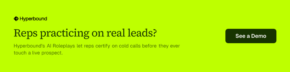 Reps practicing on real leads?