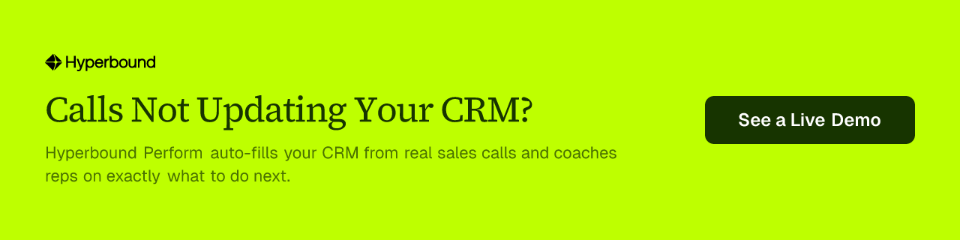 Calls Not Updating Your CRM?