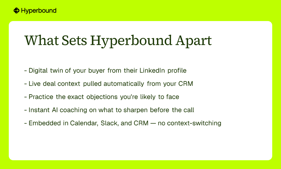 What Sets Hyperbound Apart