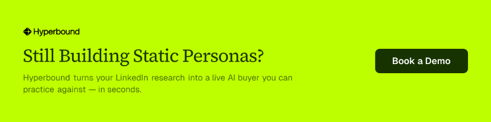 Still Building Static Personas?