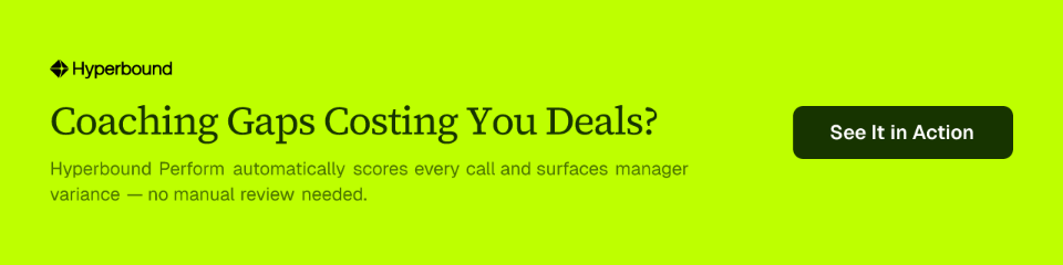 Coaching Gaps Costing You Deals?